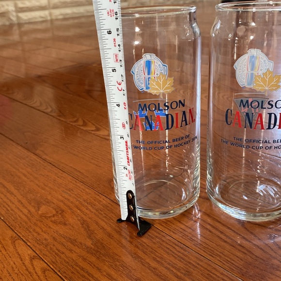 Molson Canadian 2016 World Cup hockey set of 4 glasses. - Picture 9 of 10